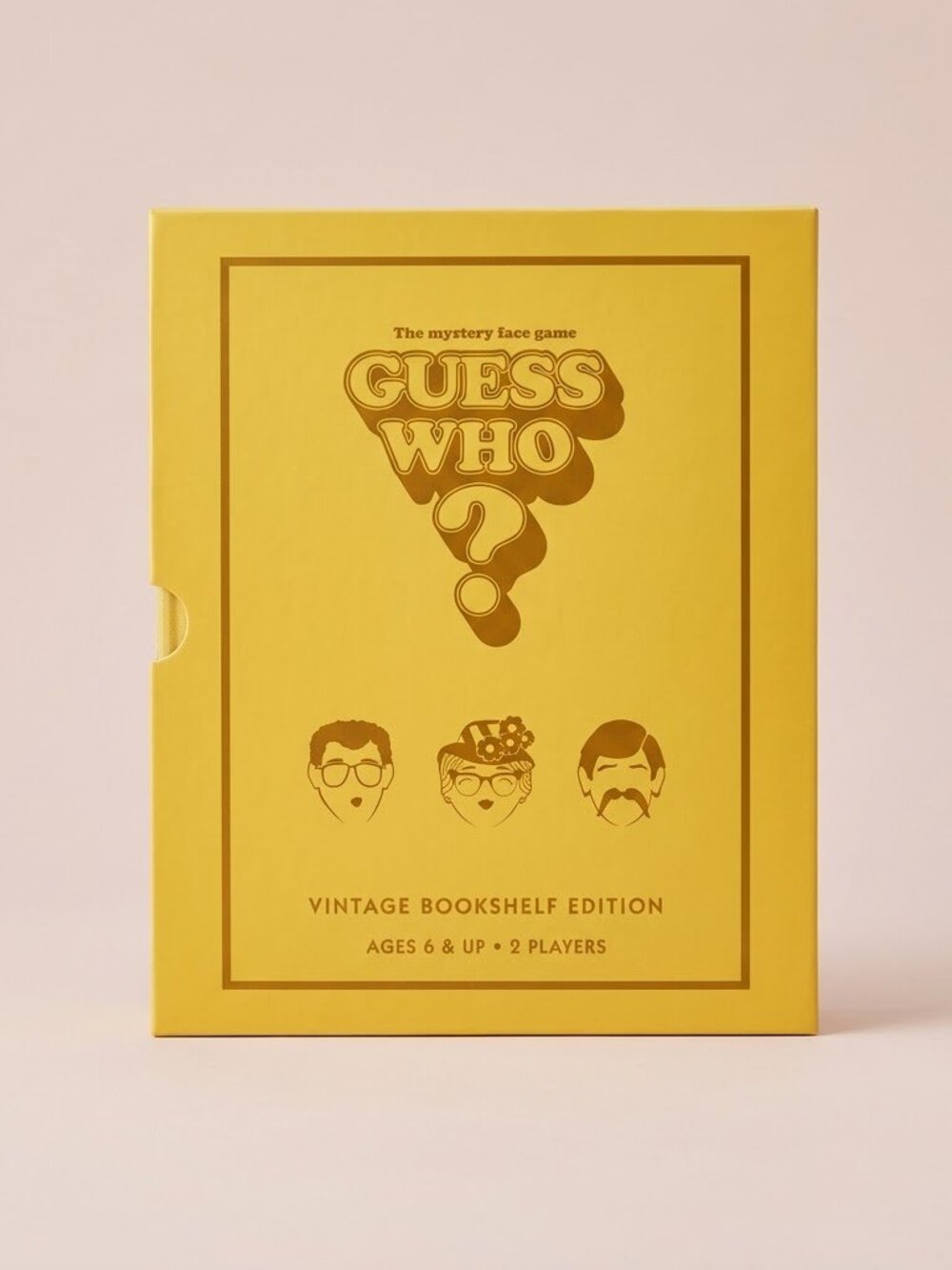 NWT Guess Who? Vintage Bookshelf Edition Board Game - Yellow